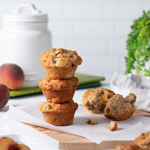 Peach Yoghurt Muffins NZ | Meadow Fresh